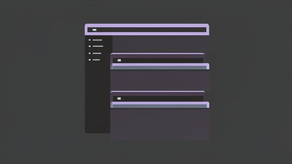 Tabbed terminal windows docked beside a session list on a Windows desktop